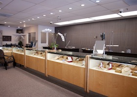 inside of a jewelry store